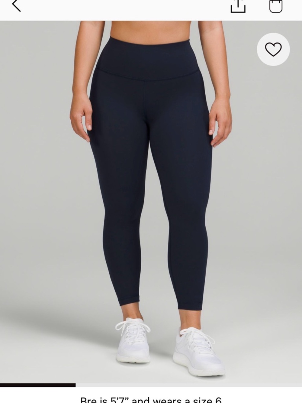 lululemon wunder train High-Rise Black Leggings 23 inseam contour fit